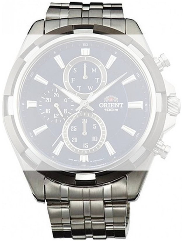 Oceľový náramok Orient PDEZWSS 24mm (pre FUY01), strieborný