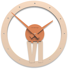 Designové hodiny 10-015 CalleaDesign Xavier 35cm (více barevných verzí) Barva terracotta-24