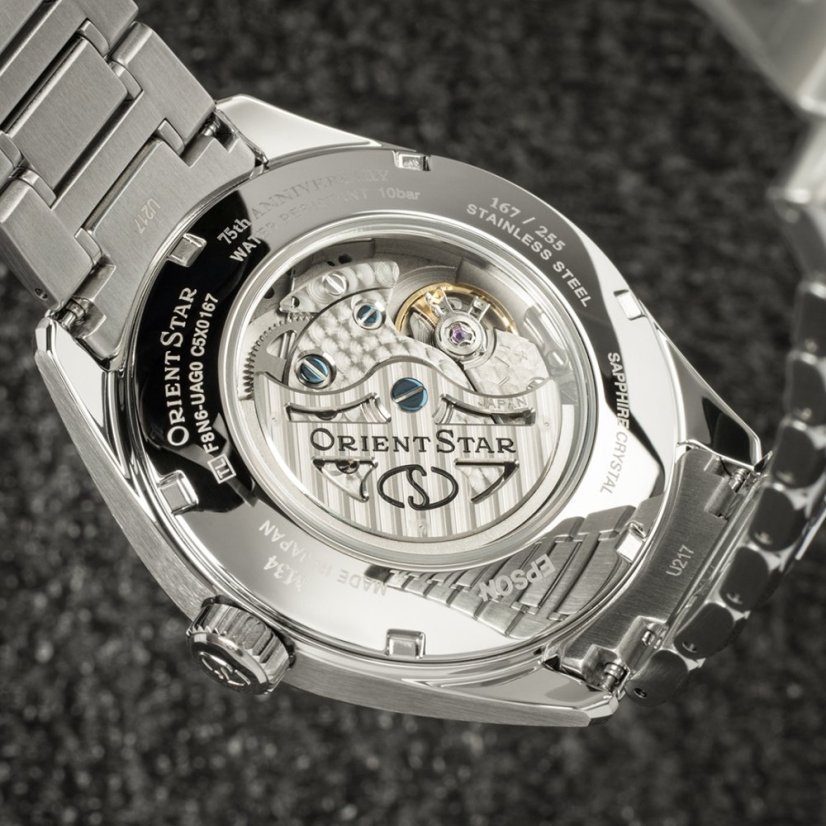Orient Star Contemporary M34 F8 Date Meteorite Automatic RE-BX0010A00B 75. Anniversary Limited Edition 255pcs