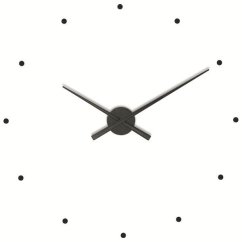 Dizajnové nástenné hodiny NOMON OJ čierne 80cm