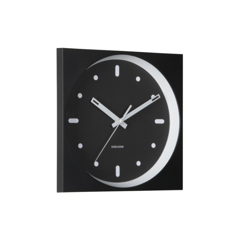 Dizajnové nástenné hodiny 6111BK Karlsson 25cm