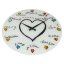 Dizajnové nástenné hodiny 8030 Nextime Loving You 43cm