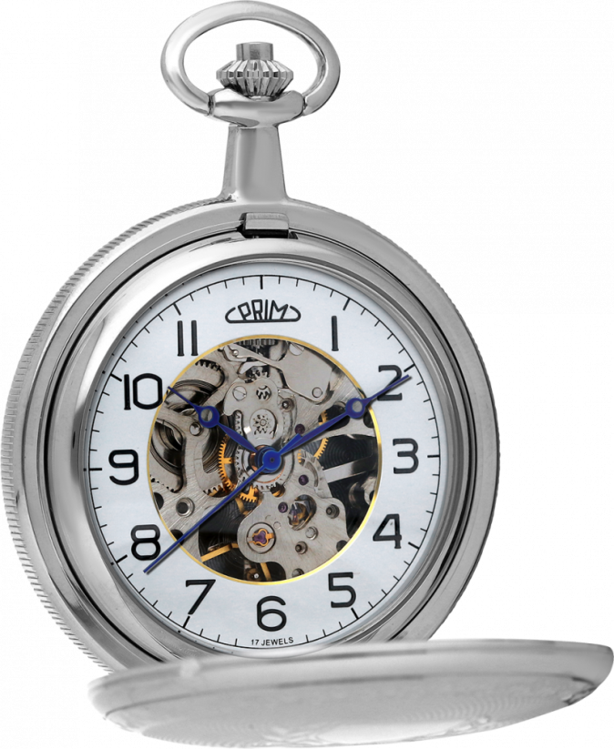 Kapesní hodinky PRIM POCKET SKELETON - A (arabic) (W04P.13100.A)
