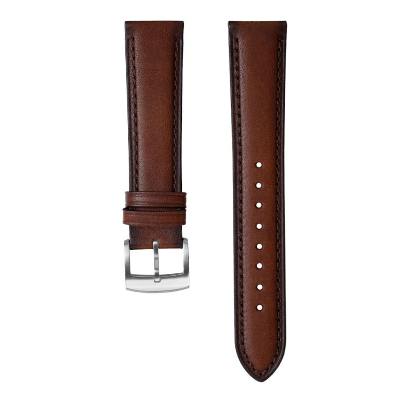 Kožený řemínek na hodinky PRIM RB.15903 (20 mm) - hnědý - RB.15903.2018.5050.S