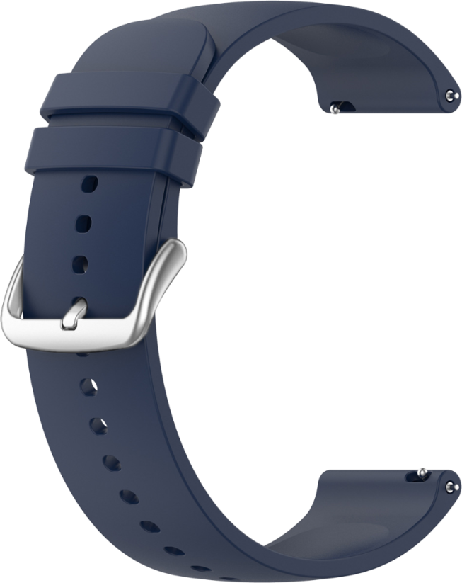 LAVVU Tmavo modrý silikónový remienok na hodinky - 22