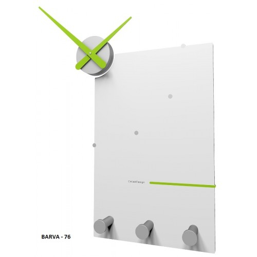 Dizajnové hodiny 10-130 CalleaDesign Oscar 66cm (viac farebných verzií) Farba čokoládová-69 - RAL8017