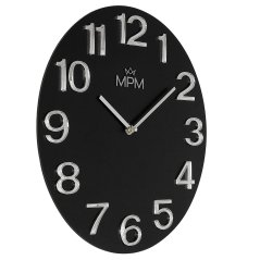 Drevené hodiny s tichým chodom MPM Timber Simplicity - E - E07M.4222.9070