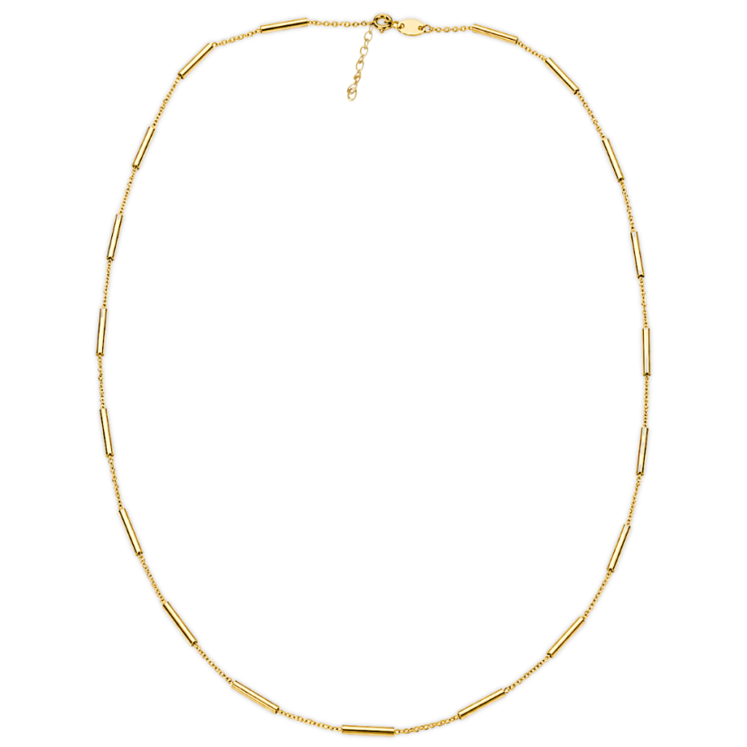 MINET Elegantný zlatý náhrdelník s tyčkami Au 585/1000 3,20 g