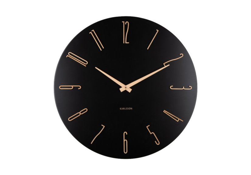 Dizajnové nástenné hodiny 6073BK Karlsson 50cm