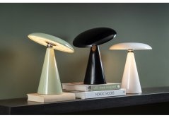 Stolní nabíjecí LED lampa 2073BK Leitmotiv 26cm