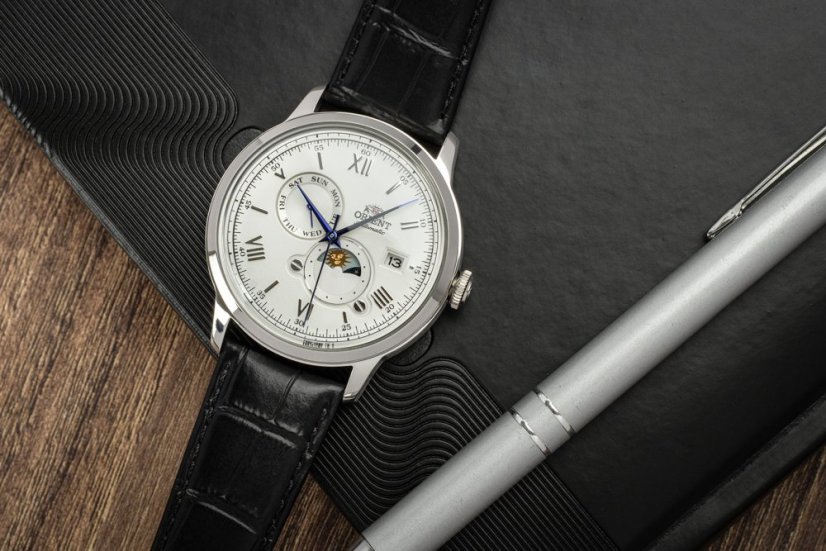 Orient Classic Bambino 2nd Generation Version9 Sun & Moon Automatic RA-AK0802S30B