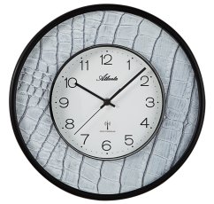 Designové nástěnné hodiny AT4540-4 Atlanta řízené signálem DCF 34cm