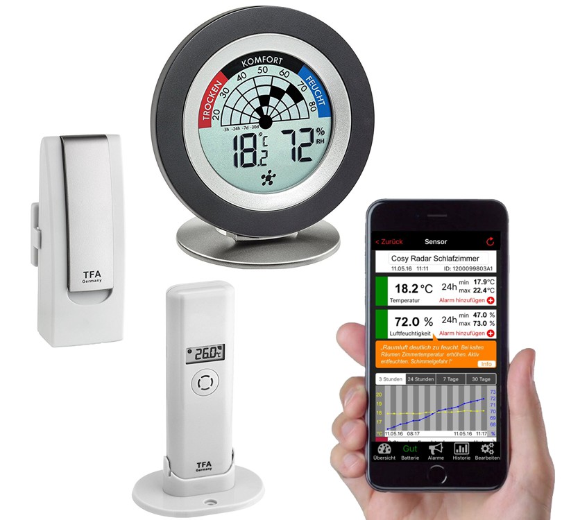 TFA 31.4008.02 - Bezdrátový monitor klimatu  WEATHERHUB - startovní balíček č. 8