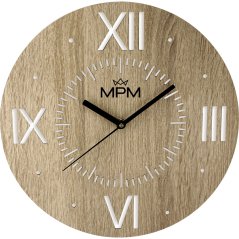 Drevené hodiny s tichým chodom MPM E07M.4119.50