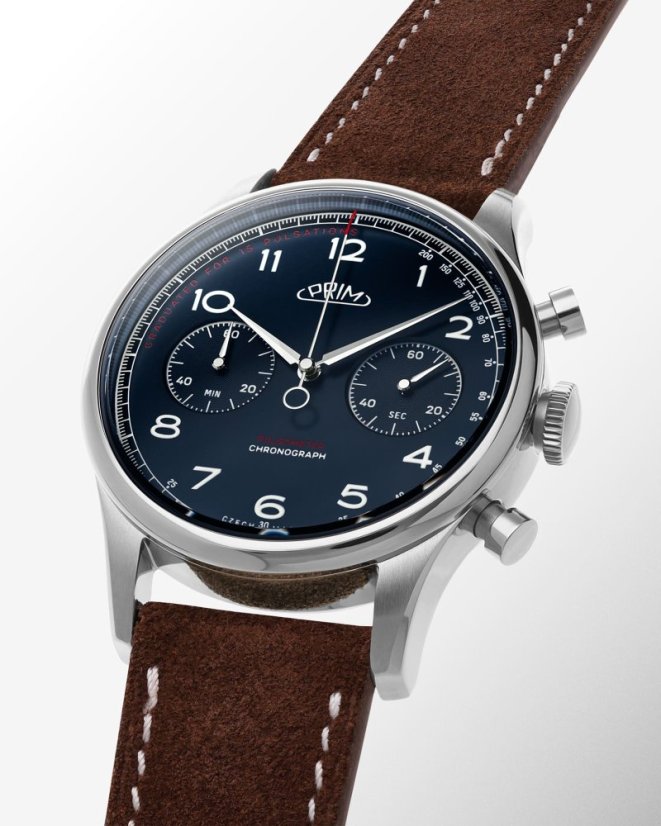 Prím Janský Pulsometer Chronograph 42 - C - W01P.13282.C