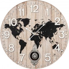 Dizajnové kyvadlové hodiny 21546 Lowell 58cm