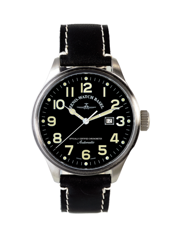 ZENO-WATCH BASEL 8554C-a1   Pilot Oversized Chronometer