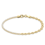 MINET Elegantní zlatý náramek se zirkonem Au 585/1000 2,35g