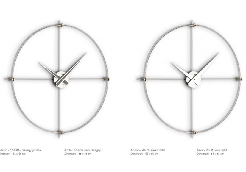 Dizajnové nástenné hodiny I205M IncantesimoDesign 66cm