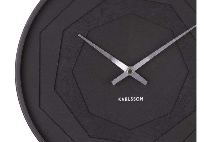 Designové nástěnné hodiny 5850BK Karlsson 30cm