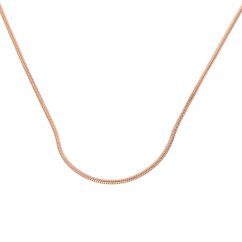 Nerezová retiazka 6557 - ružovo pozlátená - SNE.6557.. (50cm) rose