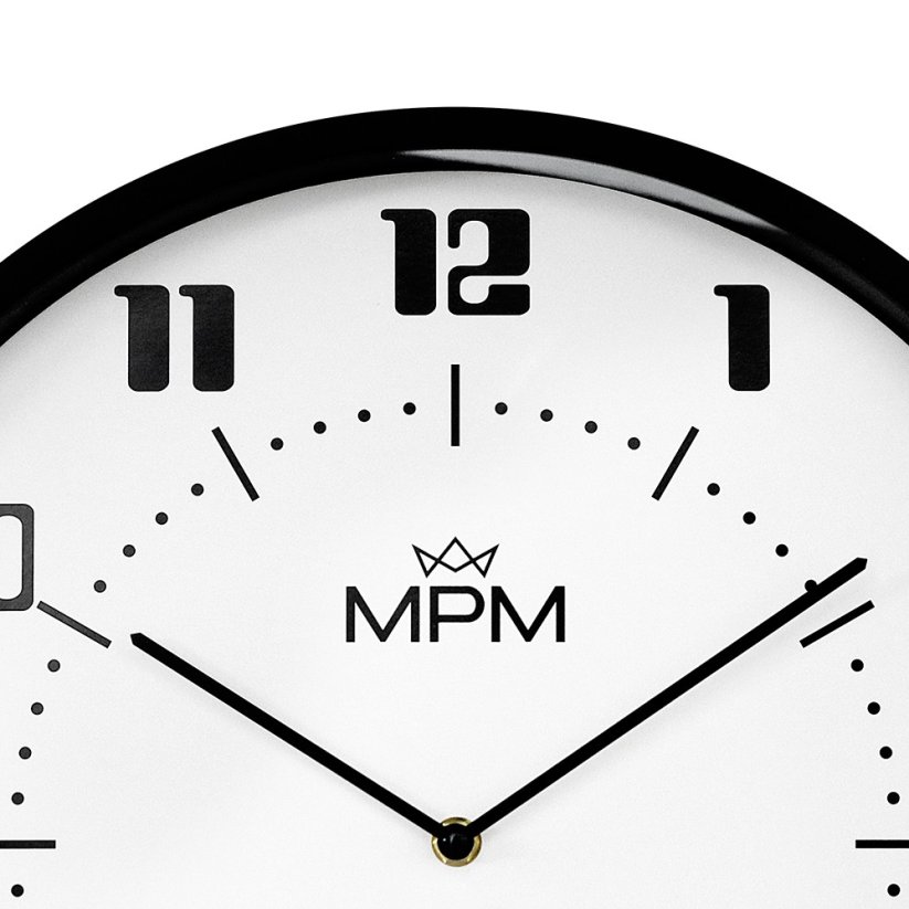 Nástěnné hodiny s tichým chodem MPM Retro Since 1993 - A - E01.4206.00