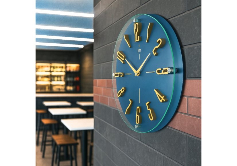 Designové nástěnné hodiny L00974A Lowell 40cm