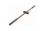 Dizajnové nástenné hodiny Nomon Merlin Walnut Graphite 125cm