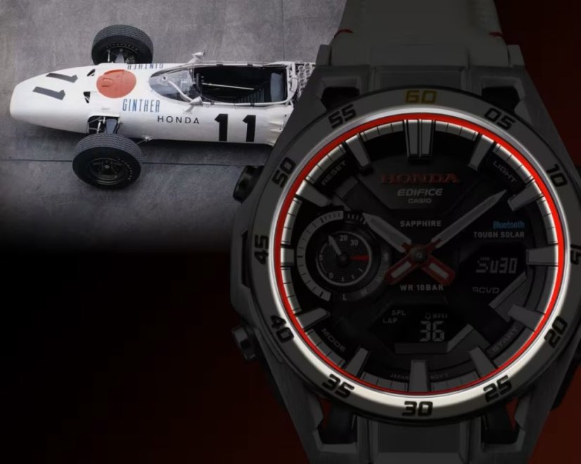 CASIO ECB-2300HR-1AER Edifice Sospensione Honda Special Edition 60th Anniversary of the First Victory in F1
