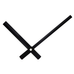 Kovové hodinové ručičky B14 (100 mm, 72 mm) - černé - Ručičky hodinové N2189 ...B14 pár