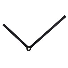Kovové hodinové ručičky B16 (105 mm, 75 mm) - černé - Ručičky hodinové N2208...B16 pár