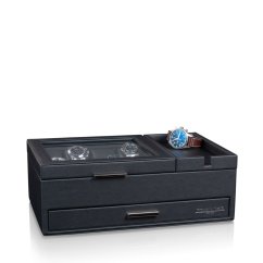 Kazeta na hodinky HEISSE & SÖHNE 70019-189.142 HS Desk Buttler No.1 - Schwarz