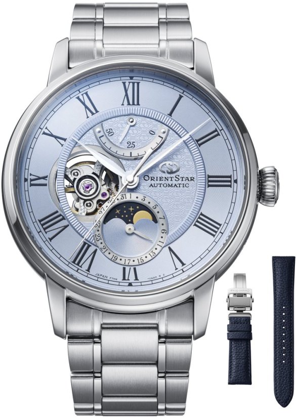 Orient Star Classic M45 F7 Moon Phase Open Heart Automatic RE-BT0007L00B Limited Edition 190pcs (+ náhradný remienok)