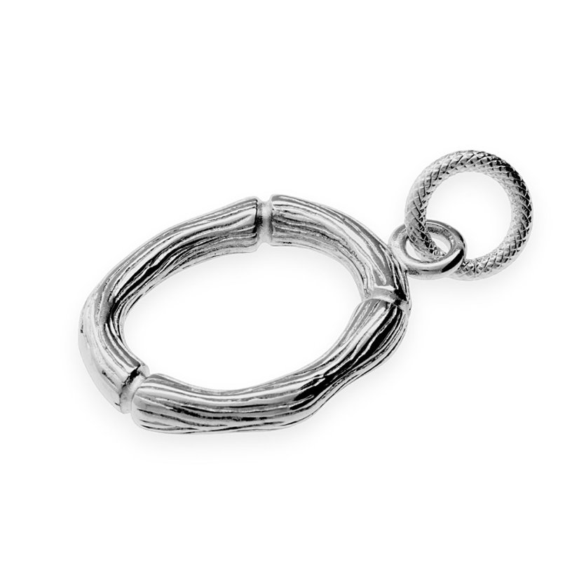 Oceľový prívesok písmeno "O" - 70213 - silver colour - SPD.70213.O