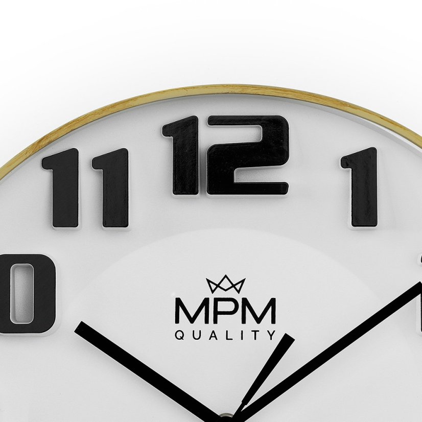 Hodiny s tichýň chodom MPM E01.4165.0090