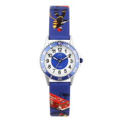 Detské náramkové hodinky s motívom hasiči JVD J7231.3