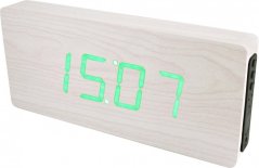 Digitální svítící budík MPM C02.3672.00 GREEN