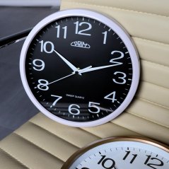 Nástěnné hodiny PRIM Linea - black (E01P.3988.0090)