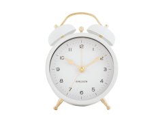 Designový budík 5998WH Karlsson 13,5cm