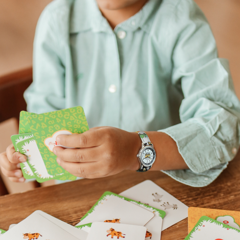 CLOCKKODIEL Svietiace šedé chlapčenské detské hodinky BAGRY