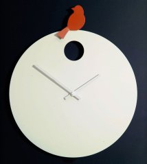 Dizajnové nástenné hodiny Diamantini&Domeniconi 394 orange Bird 40cm