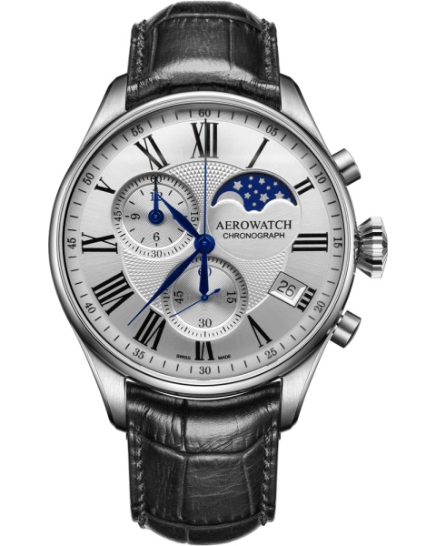 Aerowatch Les Grandes Classiques Chronograph Moon-Phases A 78990 AA03 Aerowatch Les Grandes Classiques Chronograph Moon-Phases A 78990 AA03