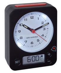 TFA 60.1511.01.05 - Analógový budík s rádiovo riadeným časom COMBO