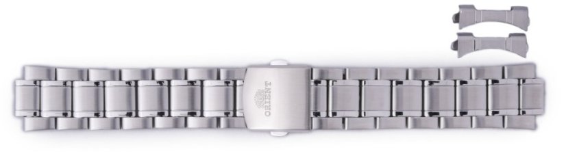 Ocelový náramek Orient KDEQHSS 22mm (pro model FUG1X), stříbrný