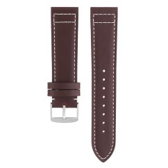 Kožený řemínek na hodinky PRIM Tritium RB.13238 (22 mm) - tmavě hnědý - RB.13238.2220.5200.L1