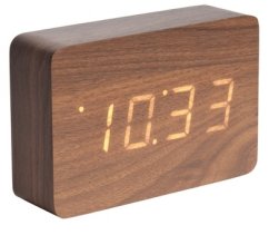 Dizajnový LED budík - hodiny 5653DW Karlsson 15cm