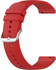 LAVVU Červený silikonový řemínek na hodinky - 22