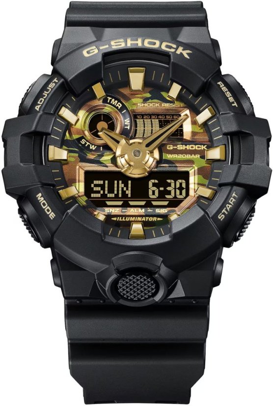 CASIO GA-700CF-1AER G-Shock Camo and Gold Series