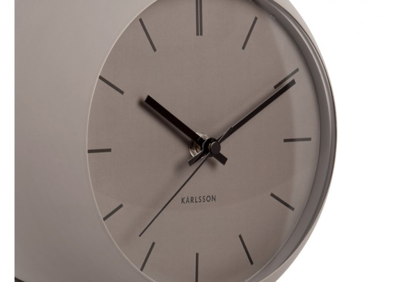 Dizajnové stolné hodiny 5858GY Karlsson 25cm
