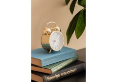 Designový budík 6009GD Karlsson 12cm